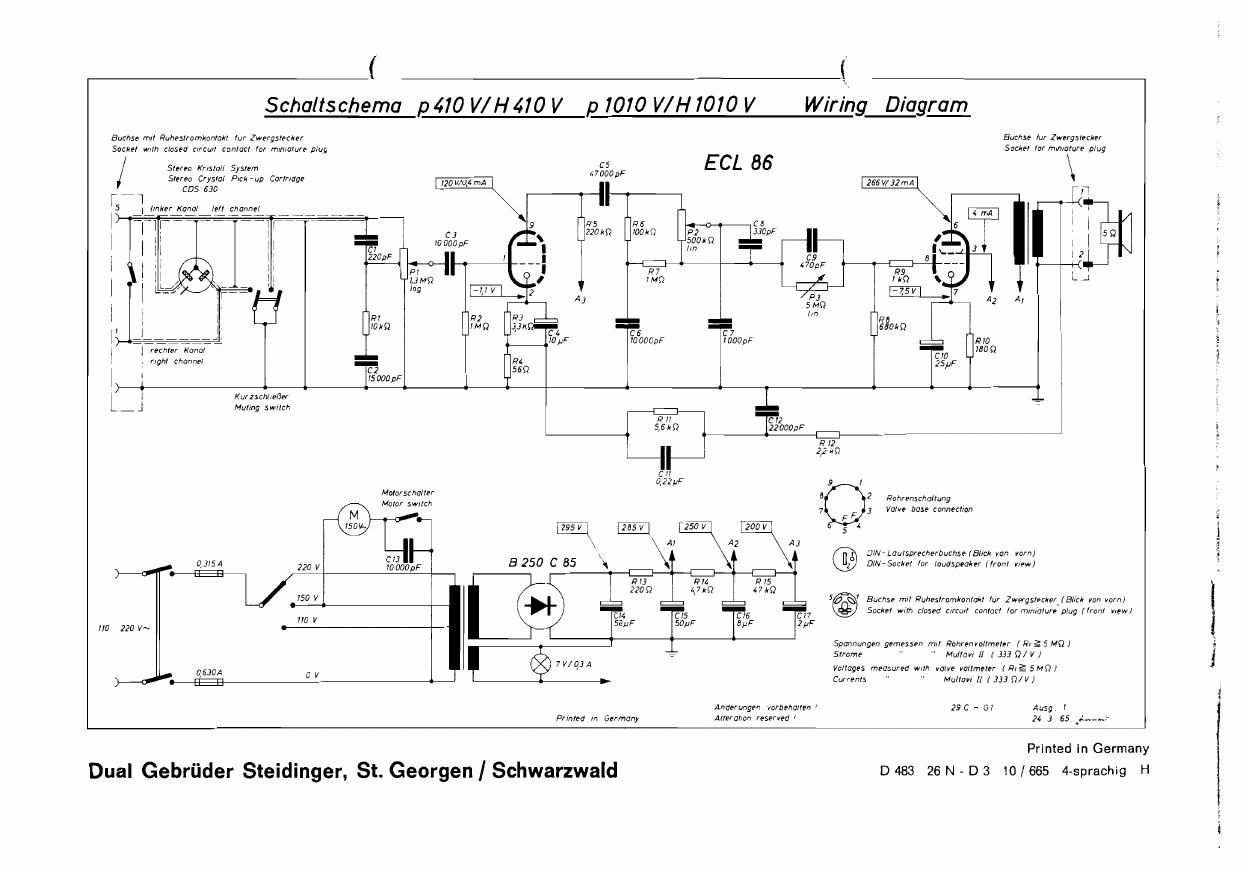 Dual H 1010 V Schematic