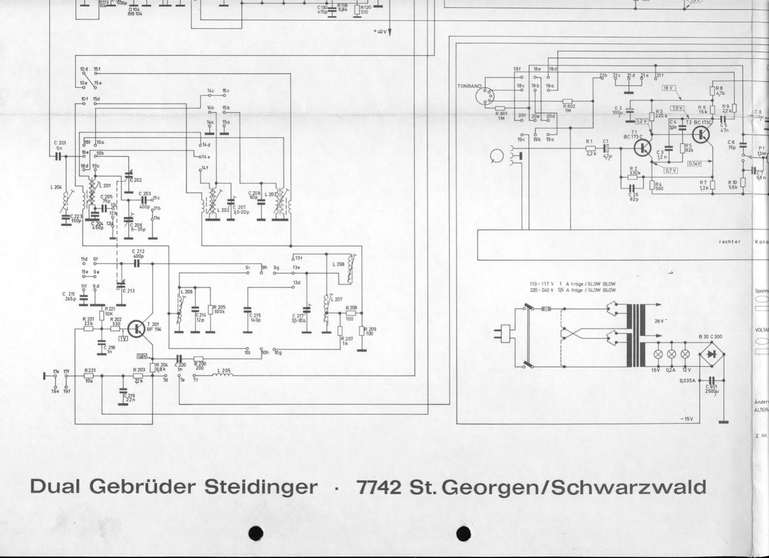 Dual KA 50 Service Manual