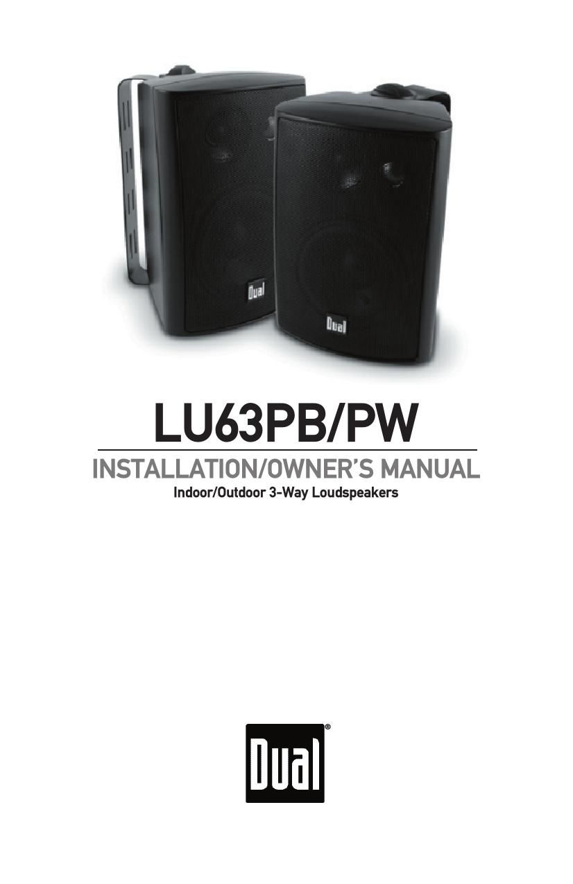 Dual LU 63PB Owners Manual