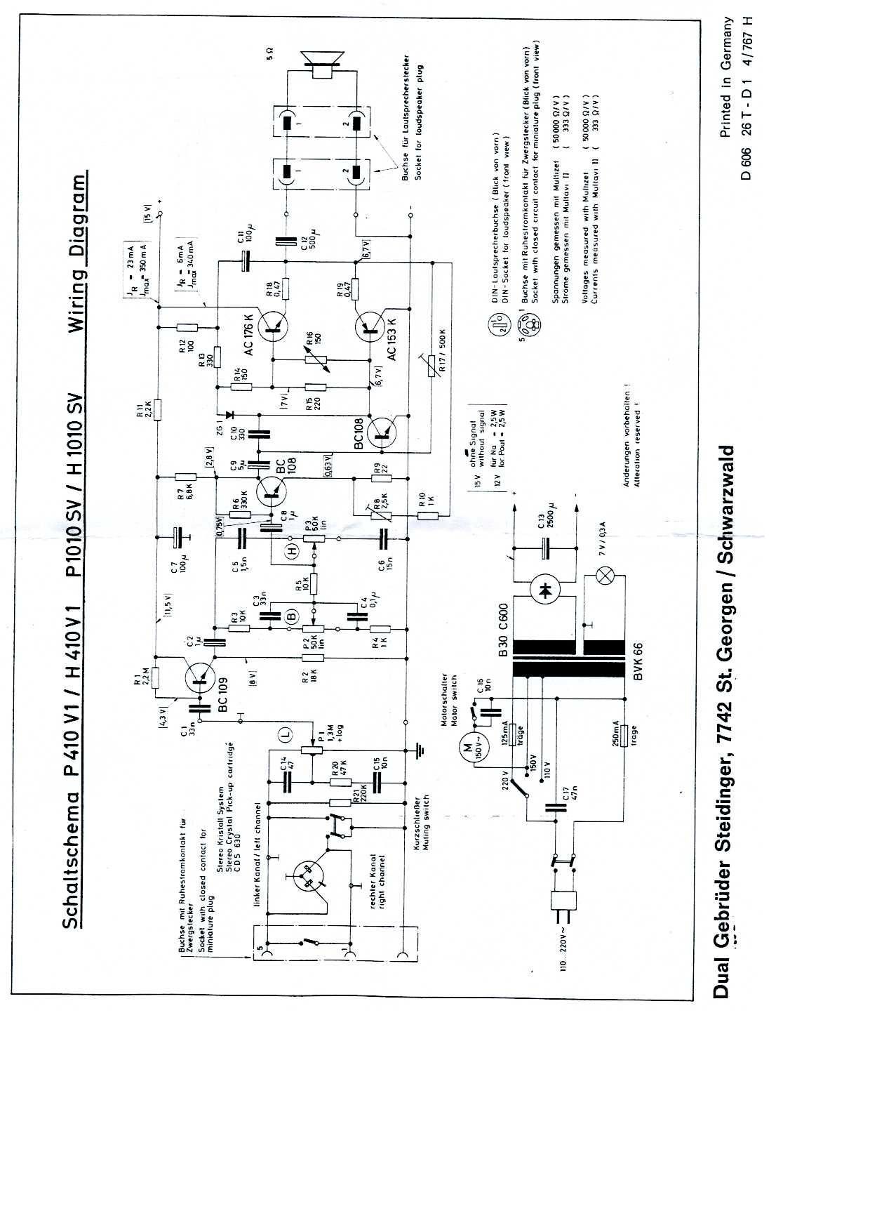 Dual P 410 Schematic