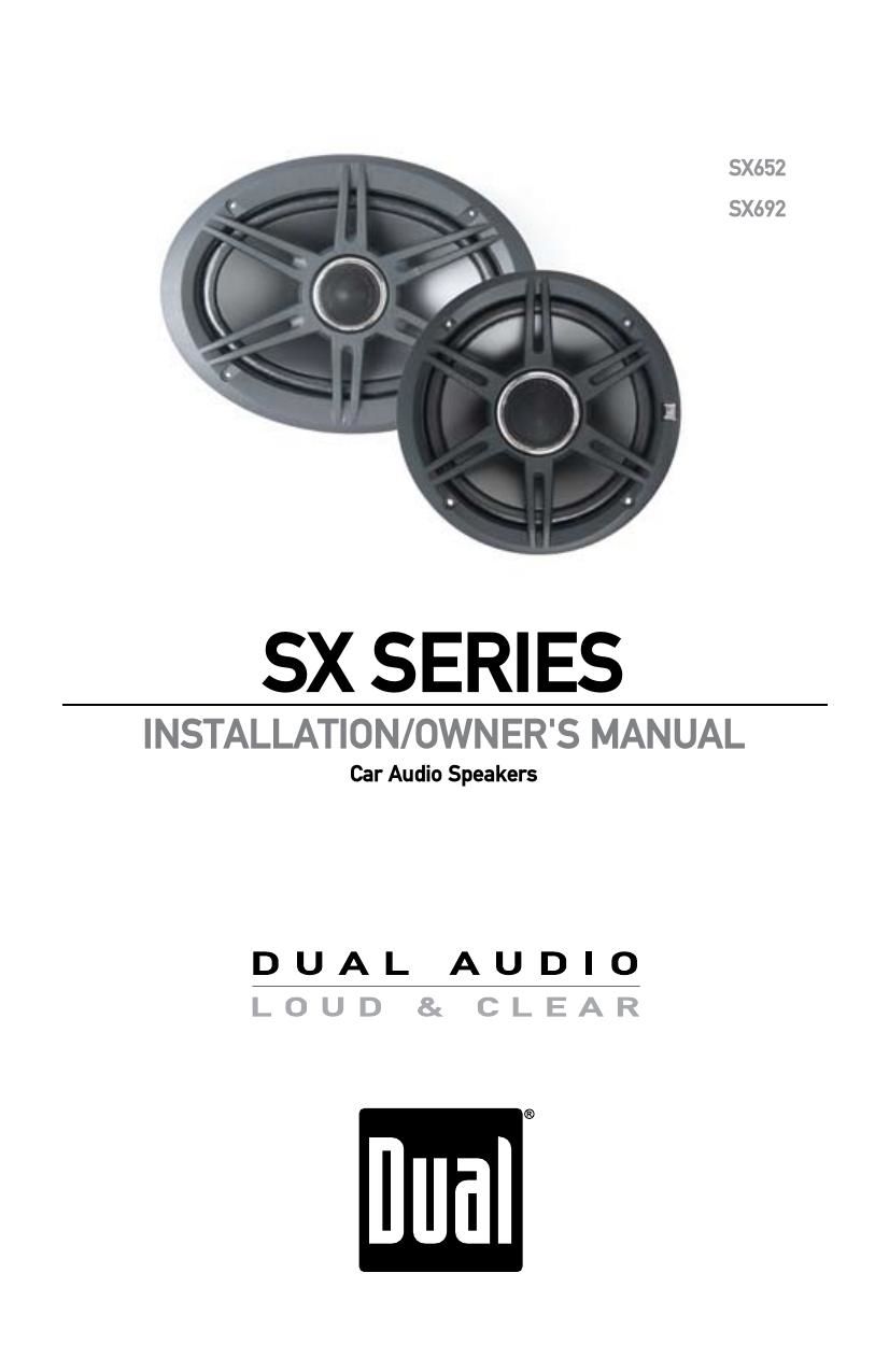 Dual SX 652 Owners Manual