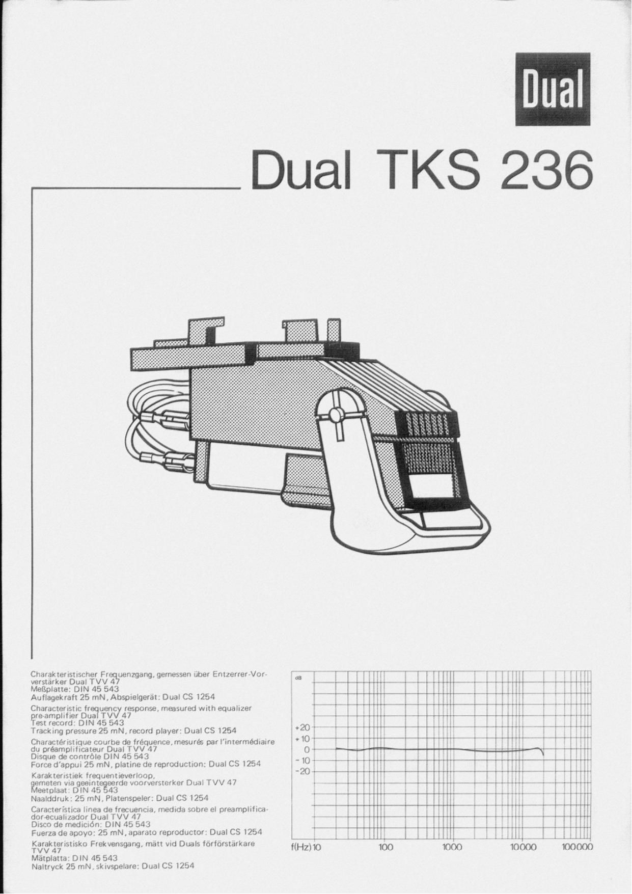 Dual TKS 236 Owners Manual