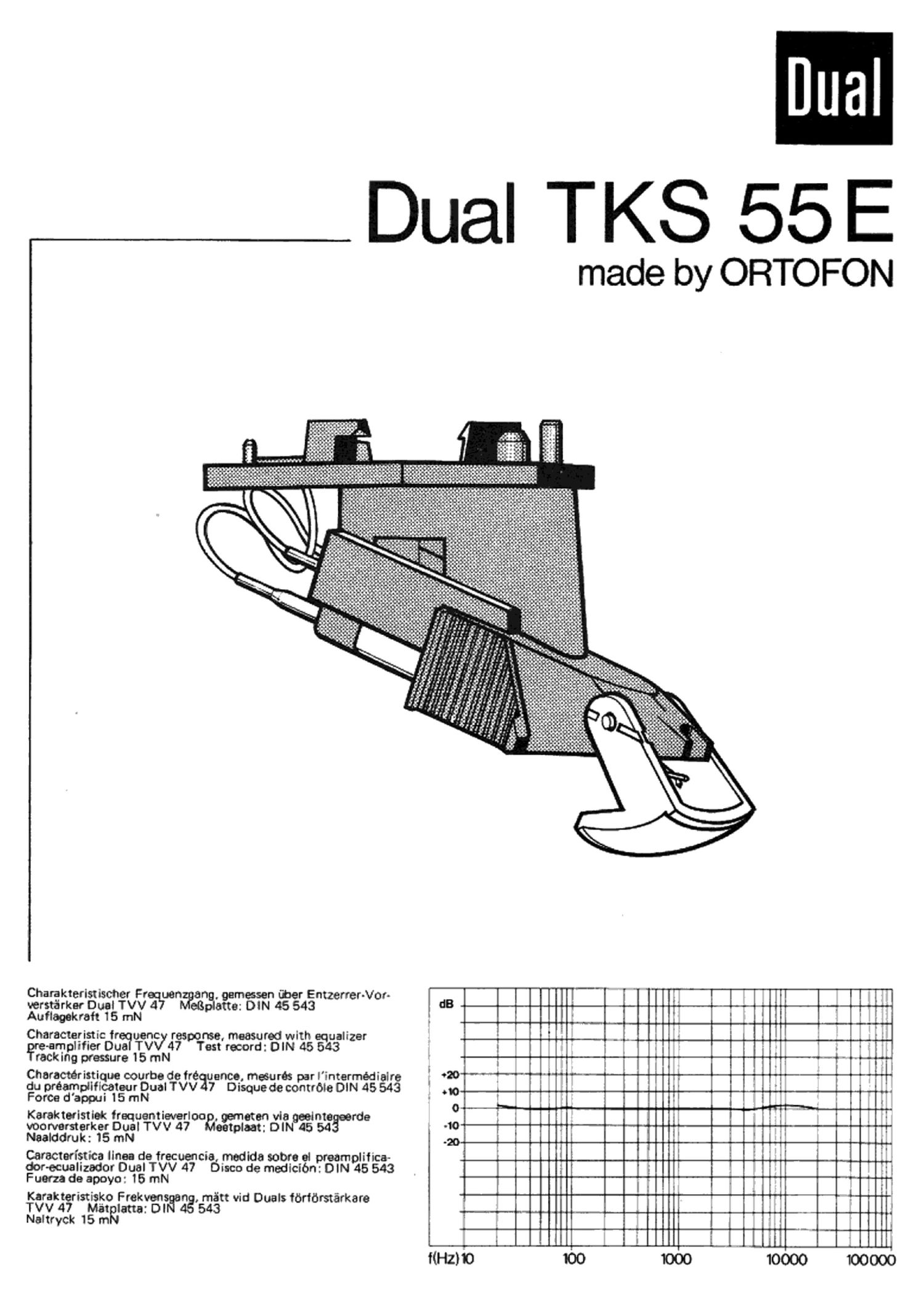 Dual TKS 55E Owners Manual