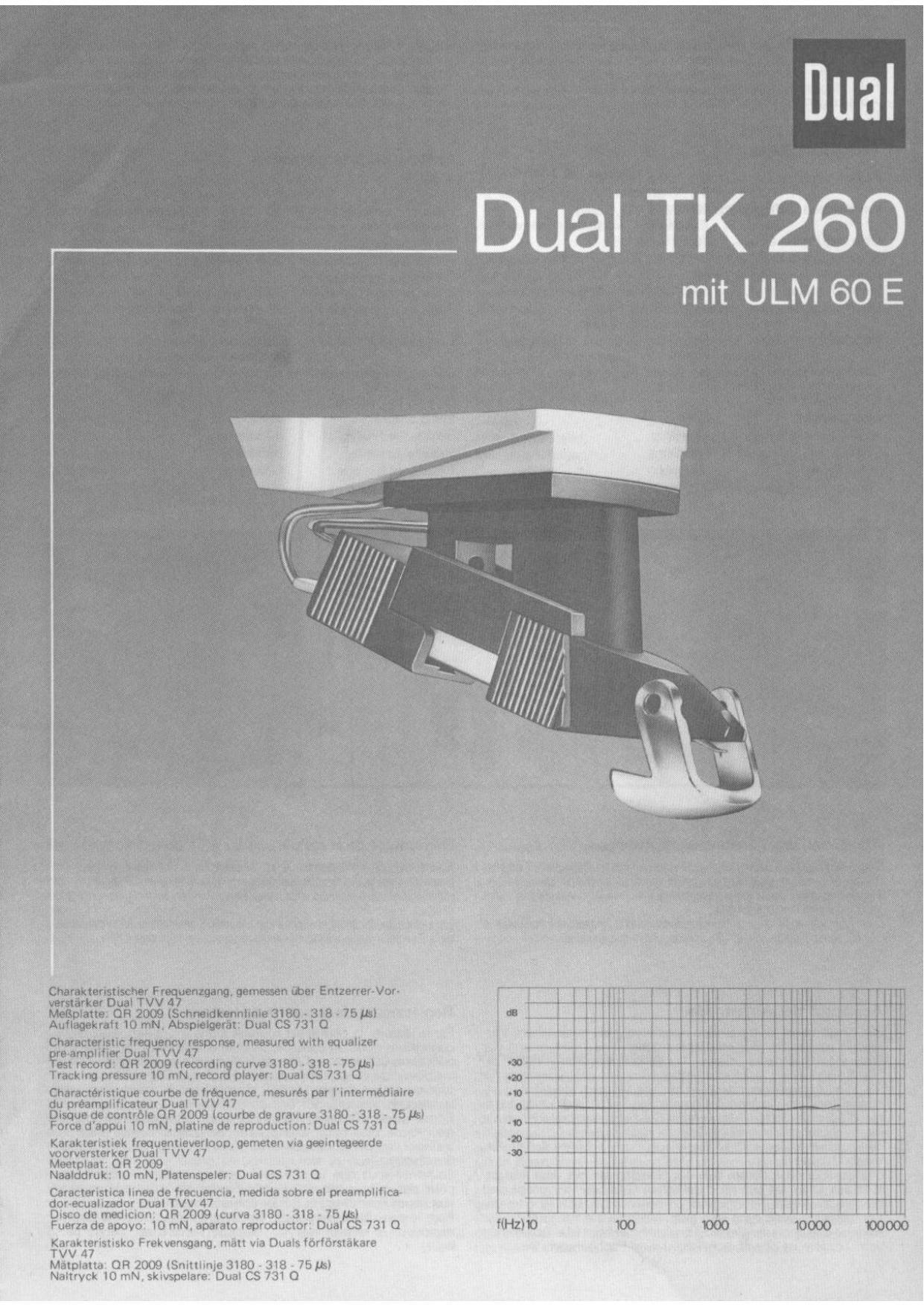 Dual ULM 60E Owners Manual