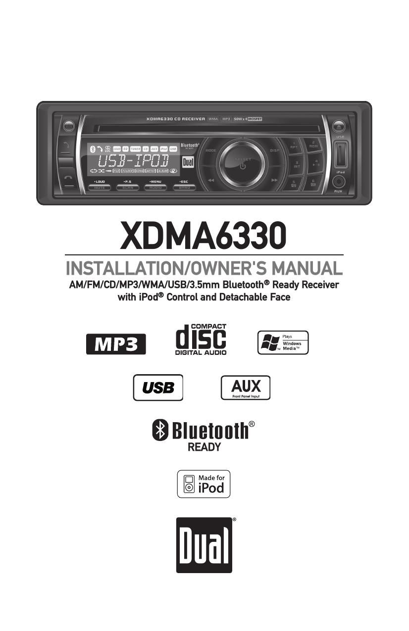 Dual XDMA 6330 Owners Manual