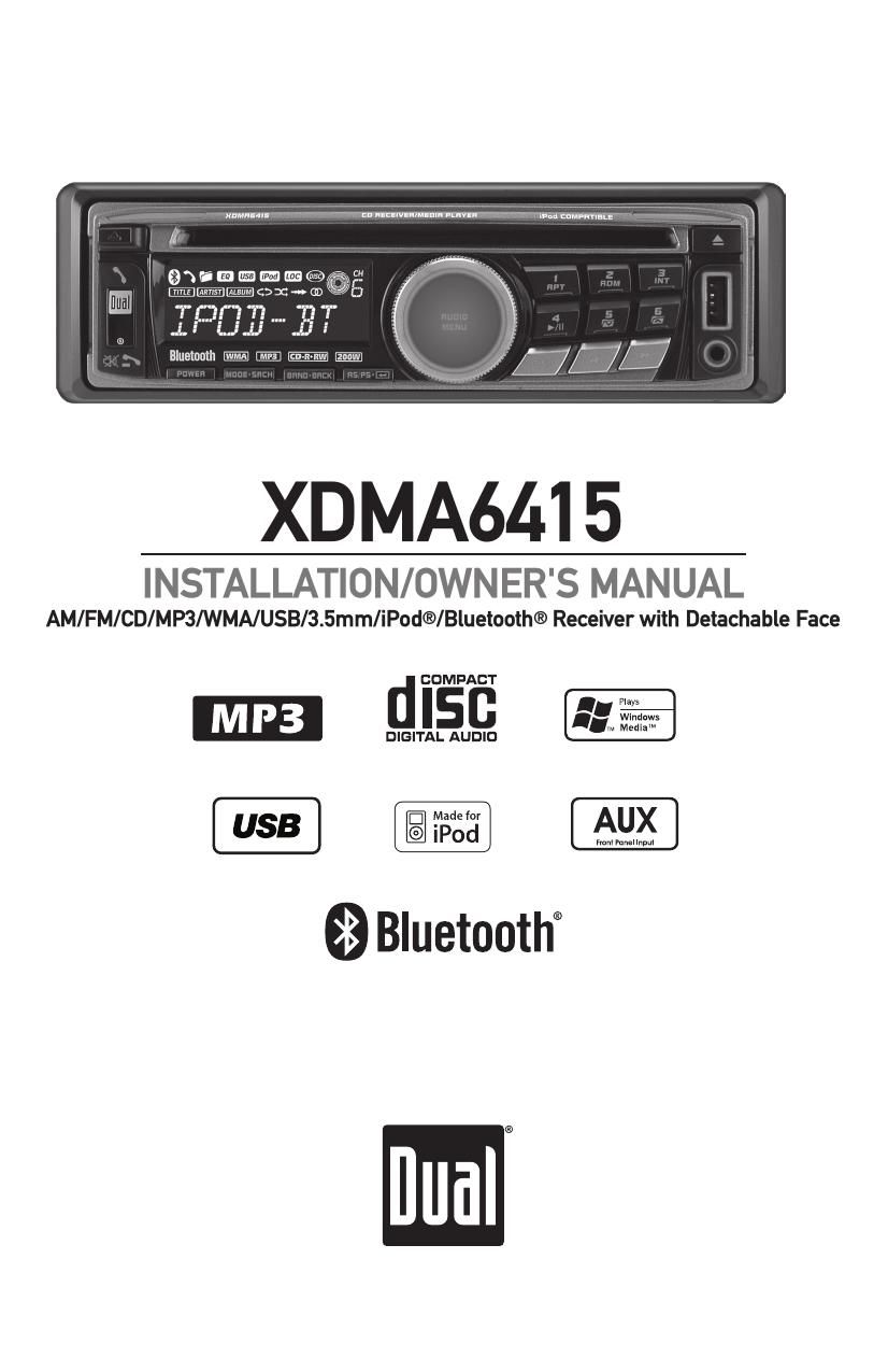 Dual XDMA 6415 Owners Manual