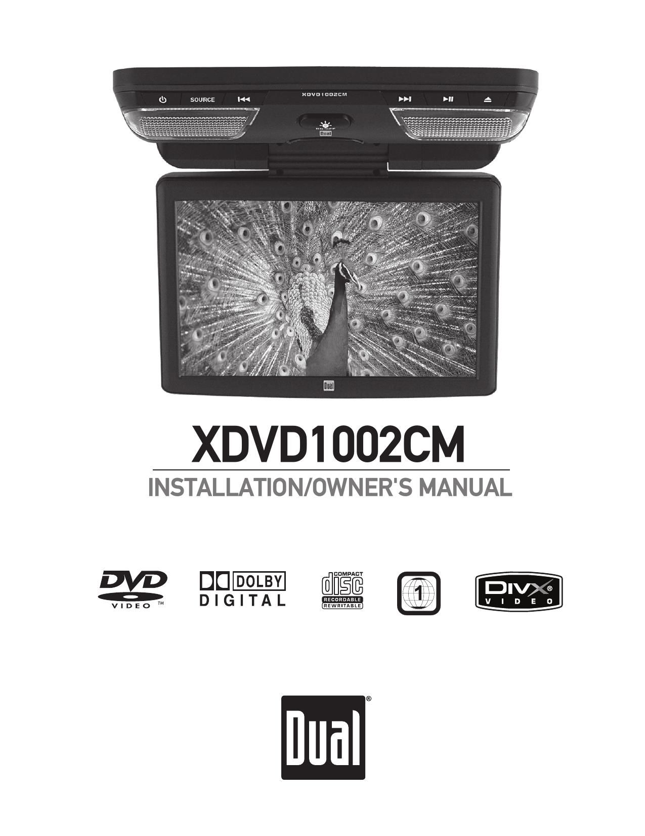 Dual XDVD 1002CM Owners Manual