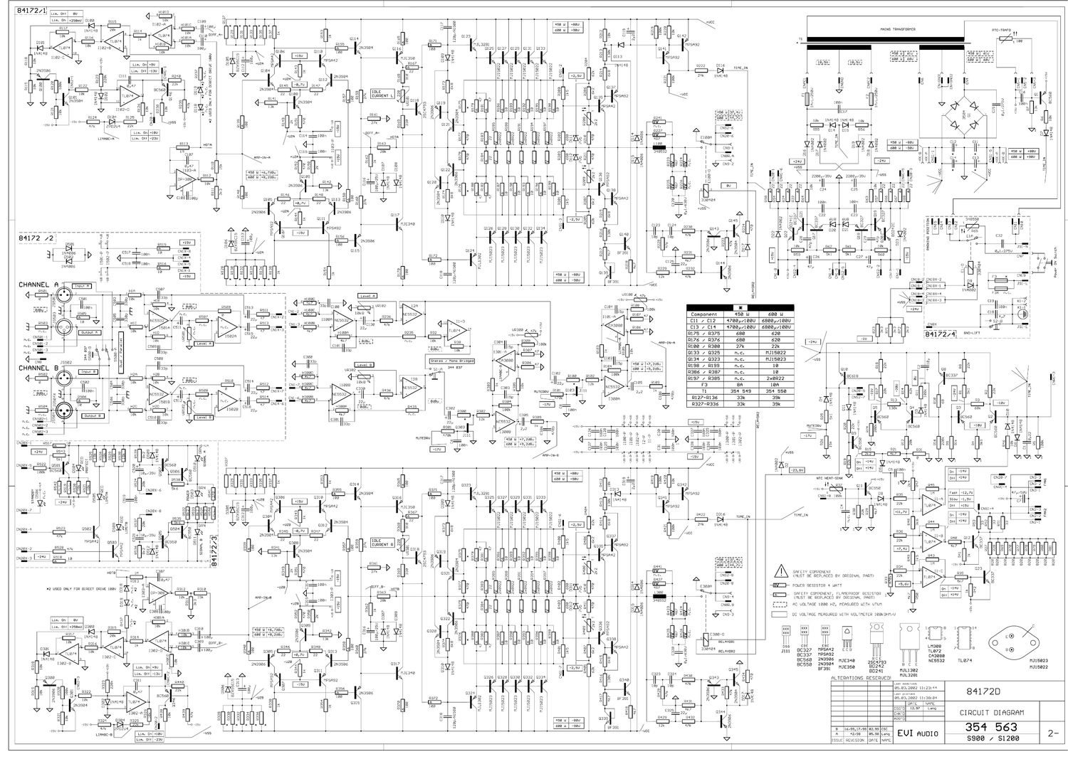 Dynaco S 900 S 1200 Schematic