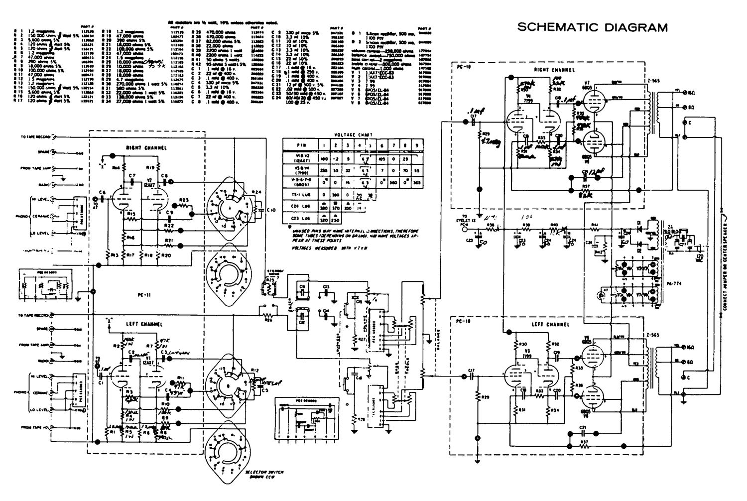 Dynaco SCA 35 Schematic