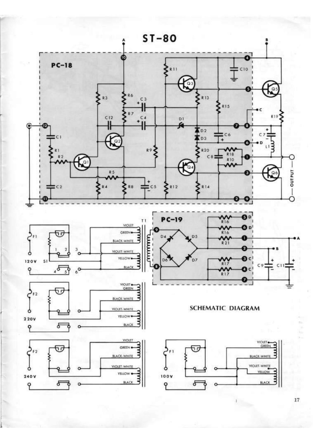 Dynaco ST 80 Schematic