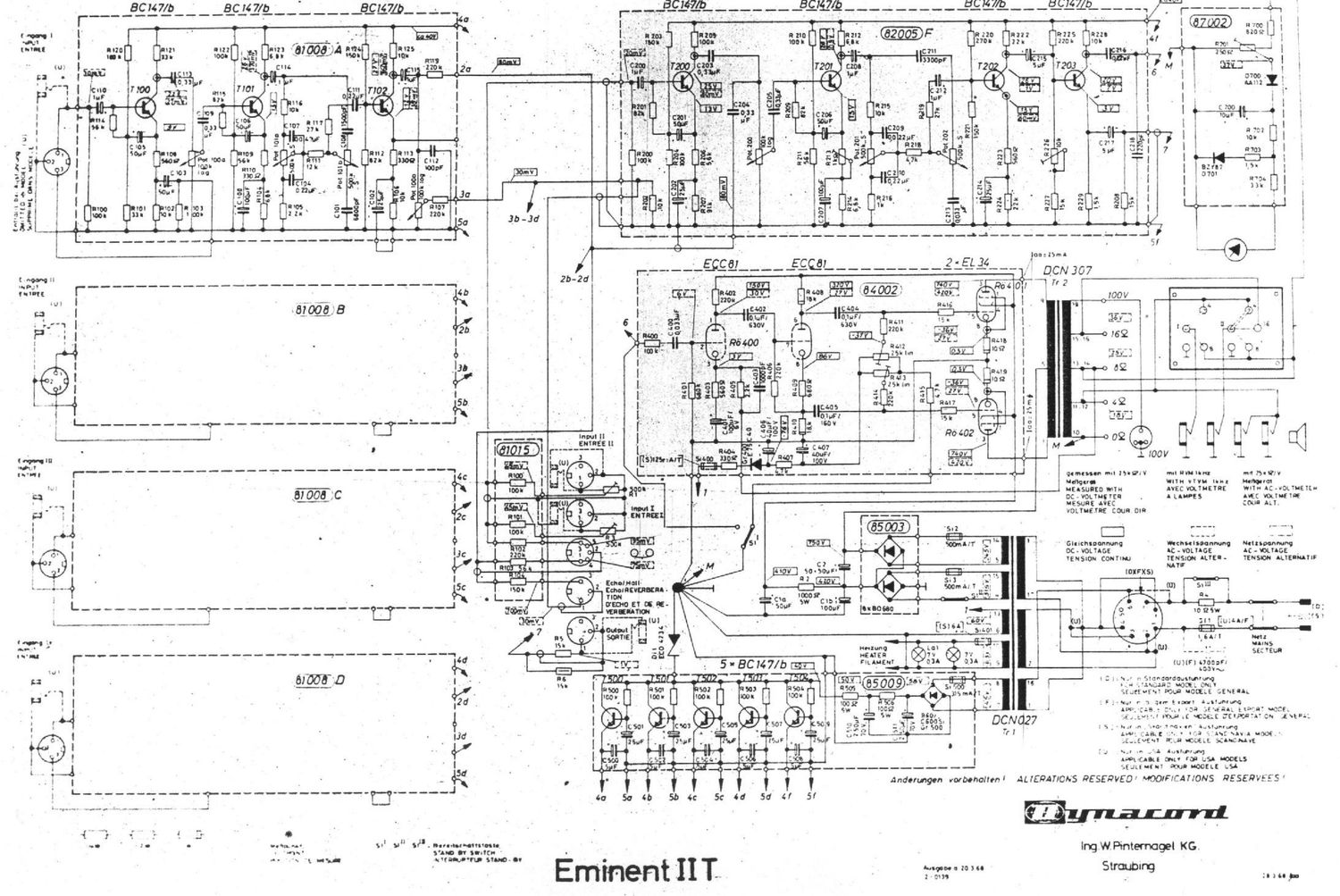 Dynacord Eminent 2T pwr sch