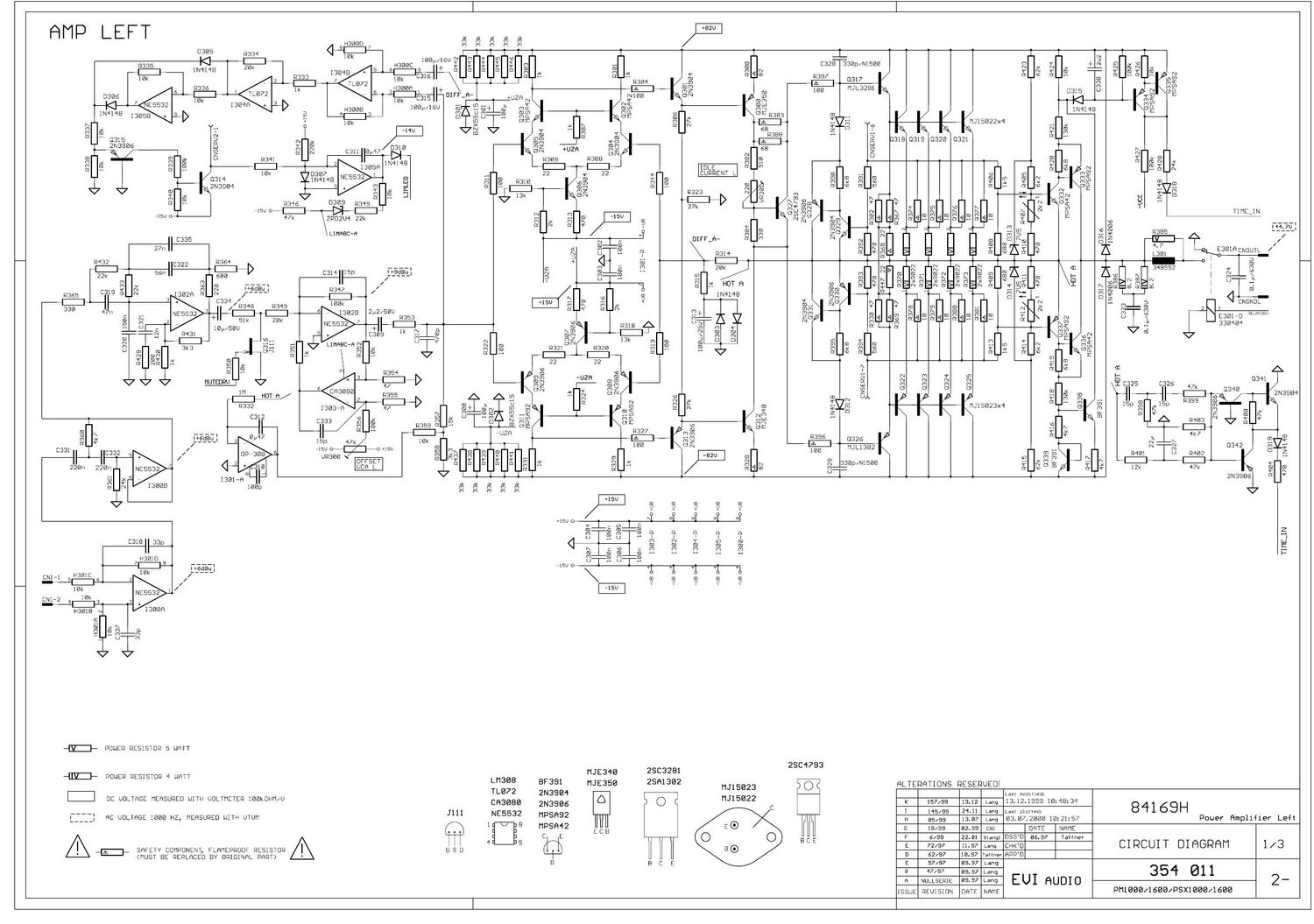 Dynacord PowerMate1000 1600 pwr sch