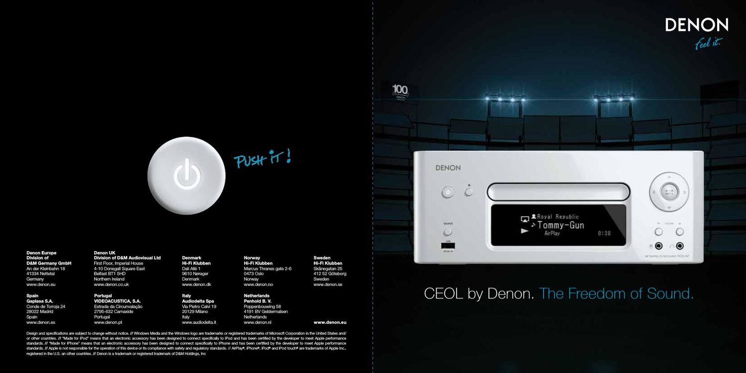 Denon CEOL Brochure