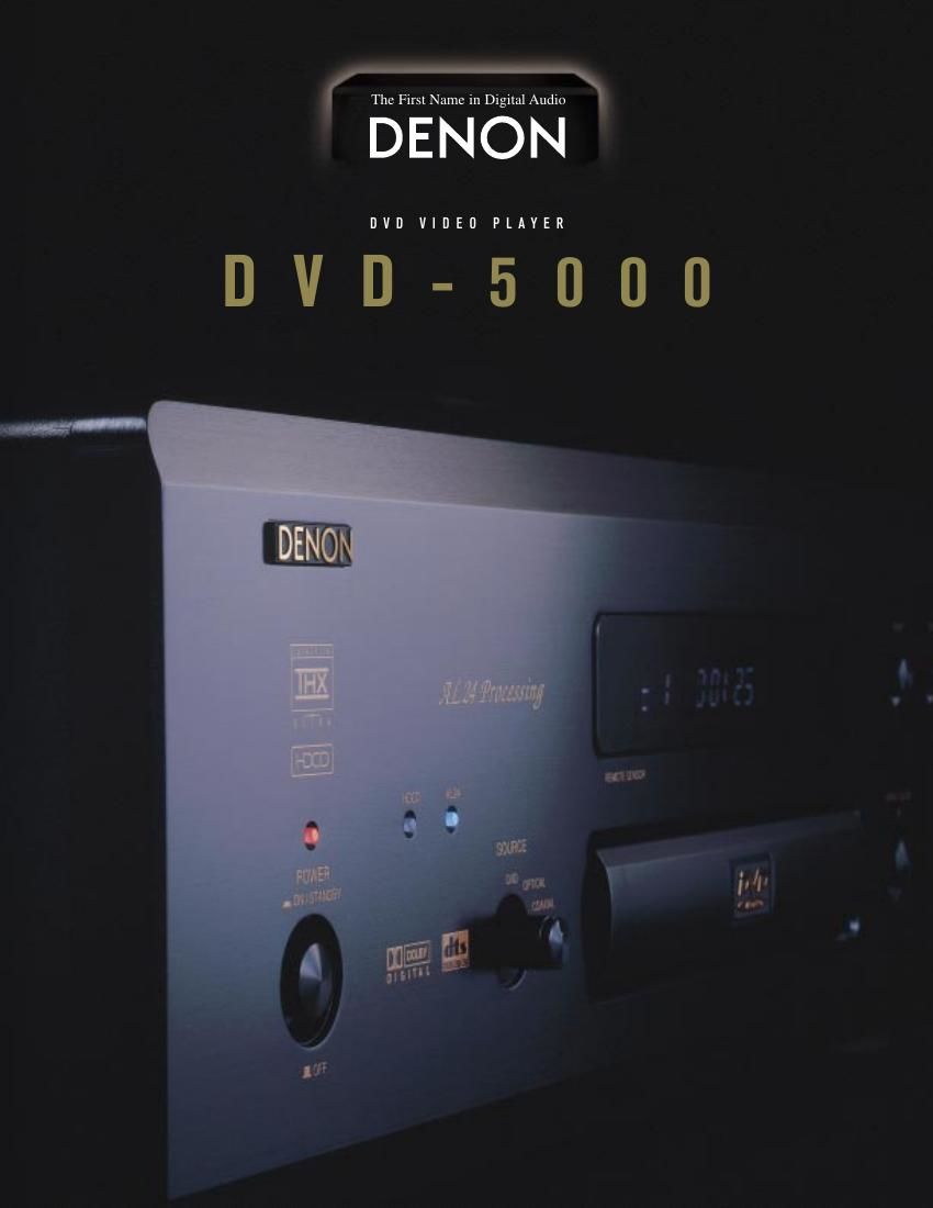 Denon DVD 5000 Brochure