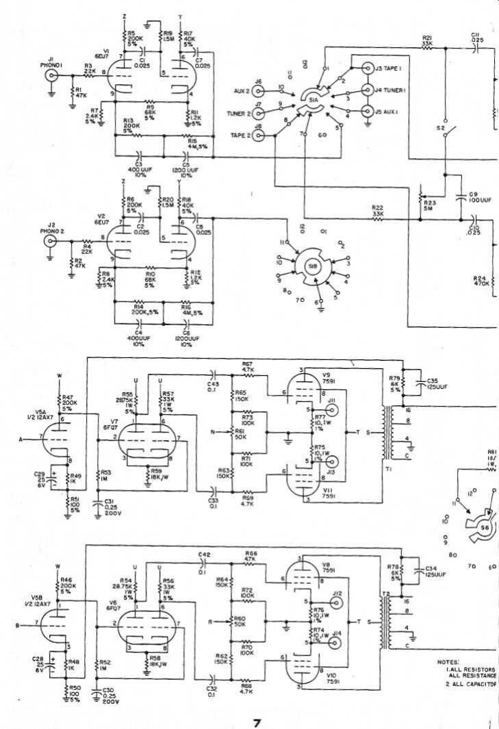 Eico 280S Schematic