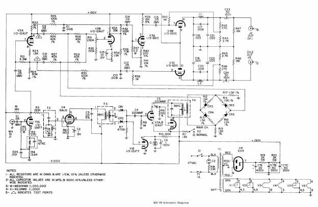 eico mx 99 schematic