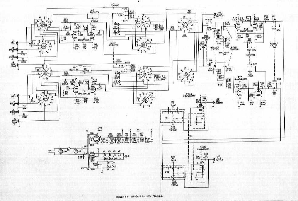 Eico ST 84 Schematic