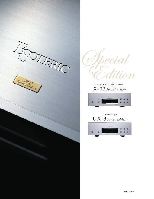 esoteric ux 3 se brochure