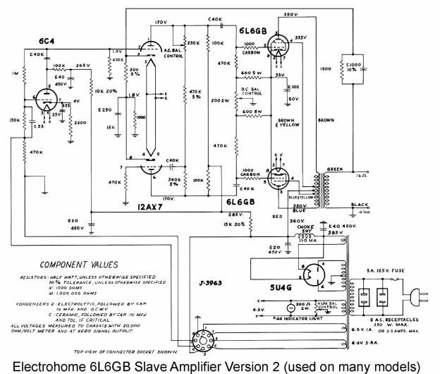 electro harmonix 6 l 6 slave mk2 schematic