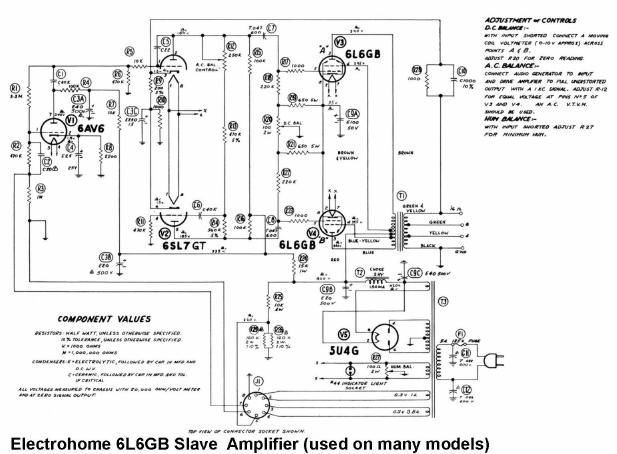 electro harmonix 6 l 6 slave schematic