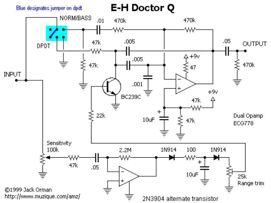 electro harmonix doctor q schematic