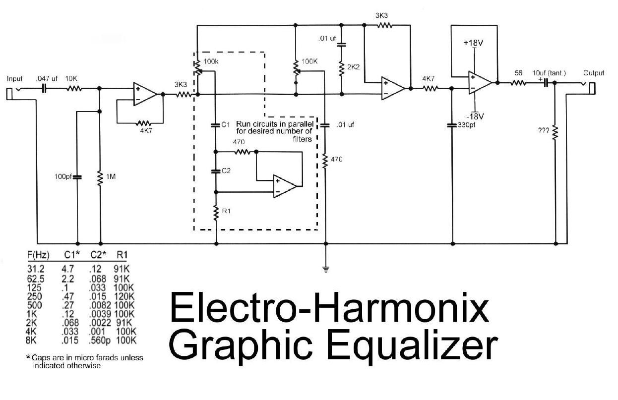 electro harmonix graphic eq schematic
