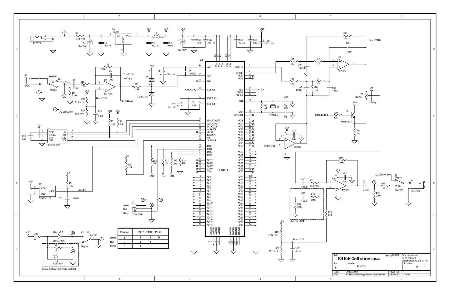 electro harmonix holy grail reverb schematic