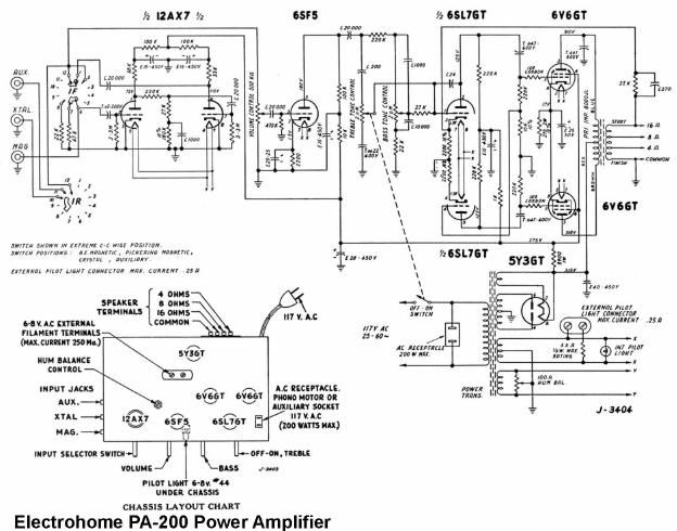 electro harmonix pa 200 schematic
