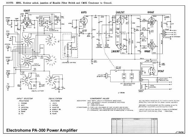 electro harmonix pa 300 schematic