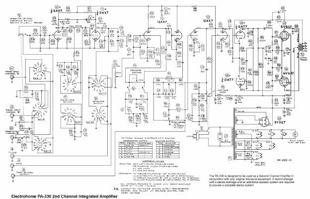 electro harmonix pa 330 schematic