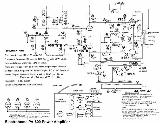 electro harmonix pa 600 schematic