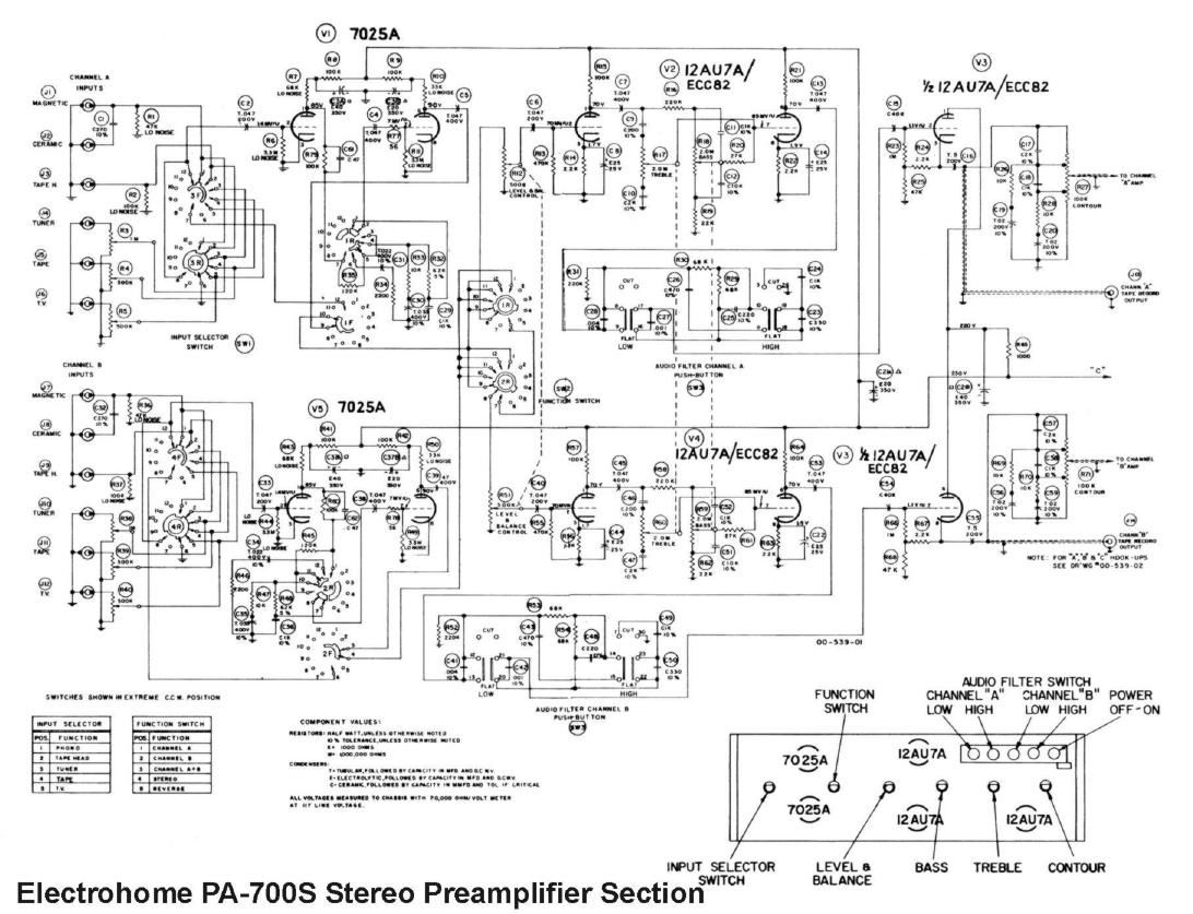 electro harmonix pa 700 s schematic