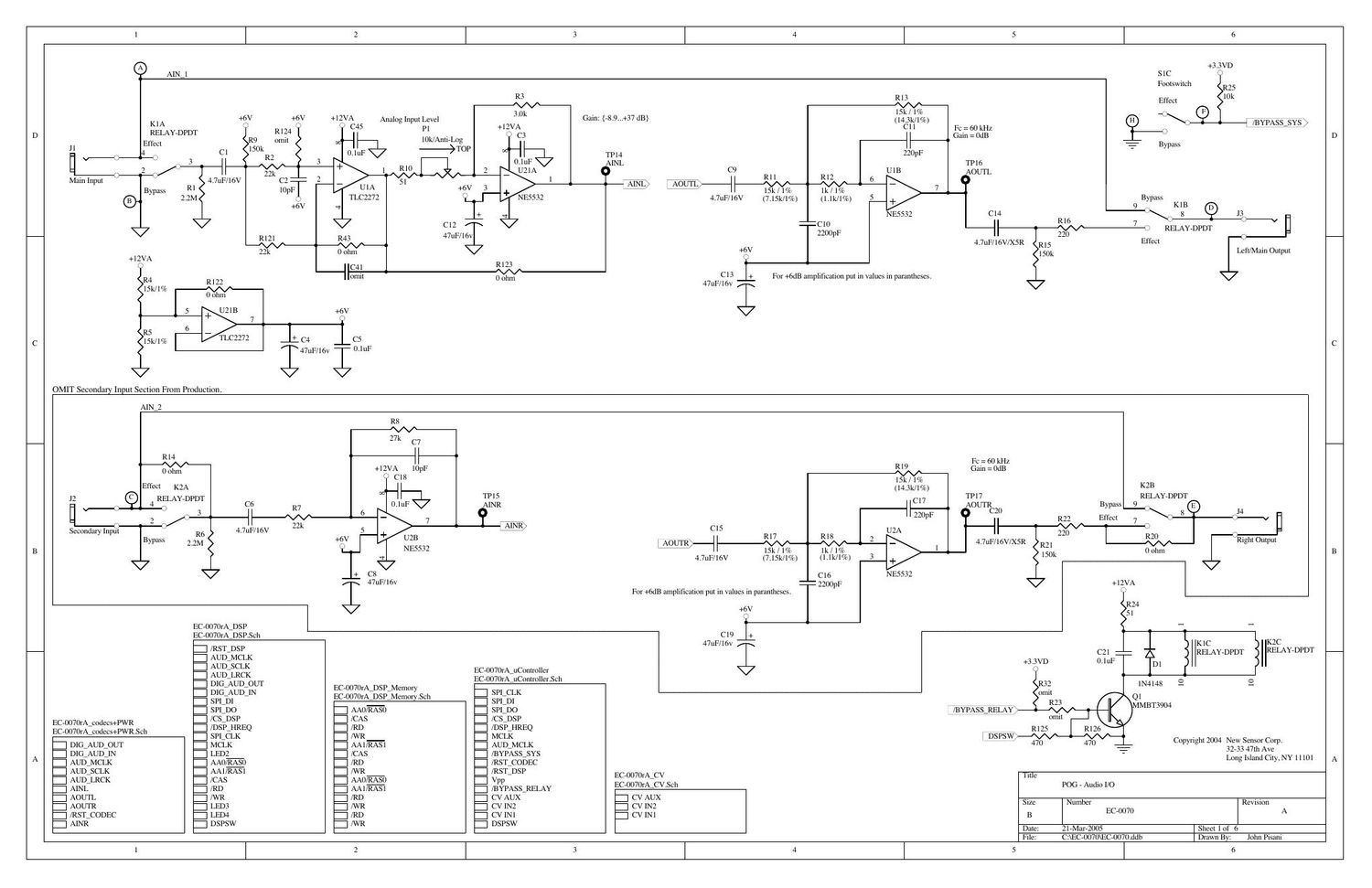 electro harmonix pog schematics