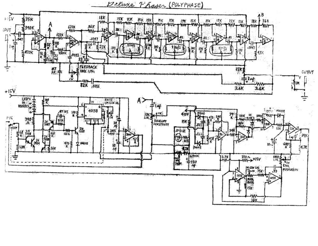 electro harmonix poly phase schematic