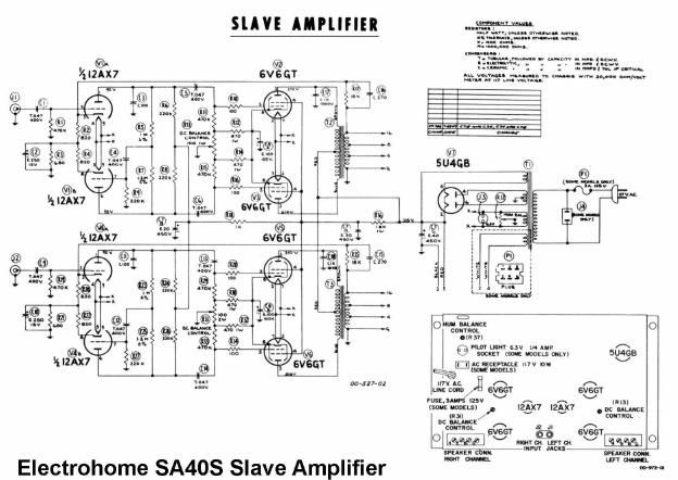 electro harmonix sa 40 s slave schematic