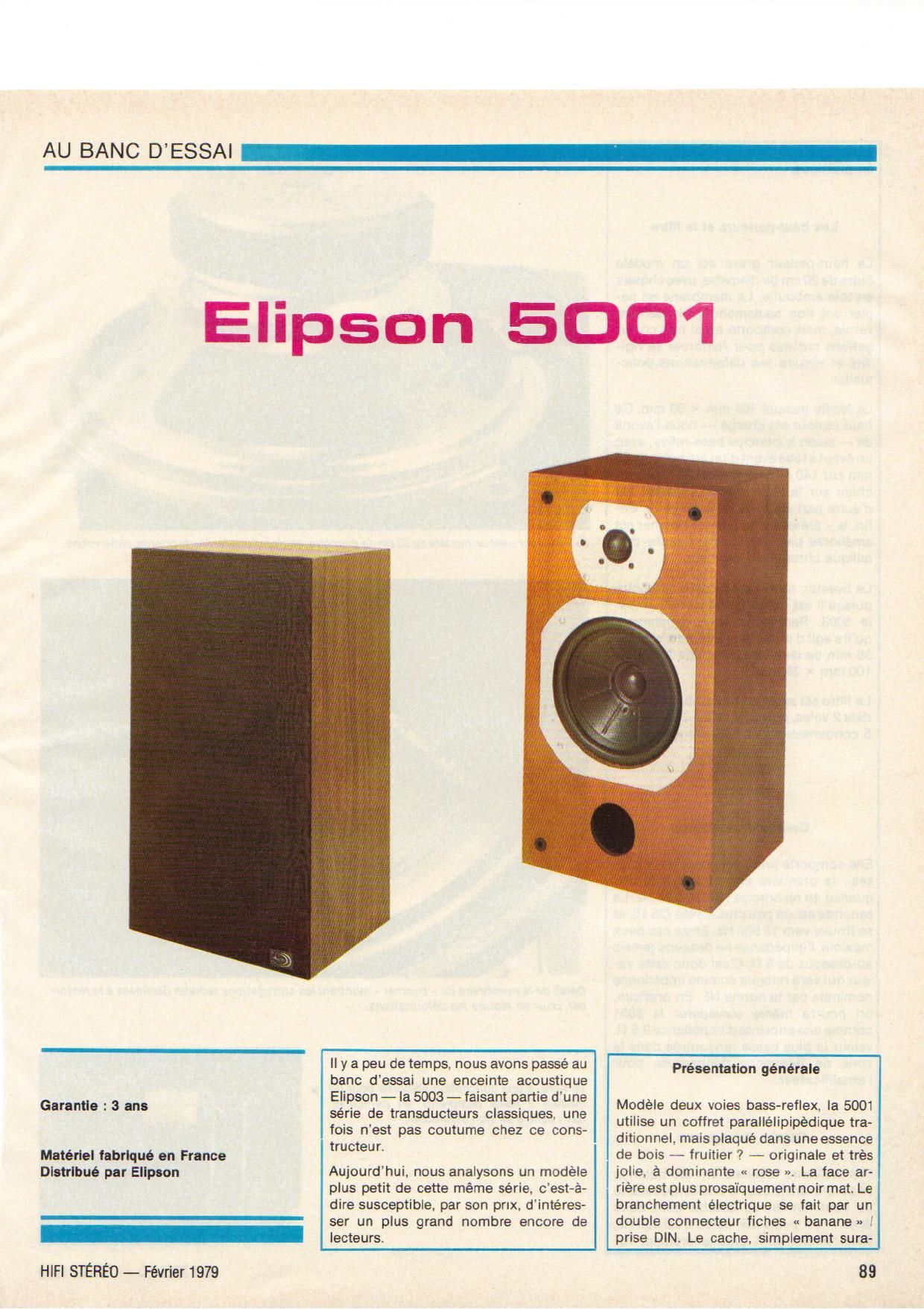 Elipson 5001 Test