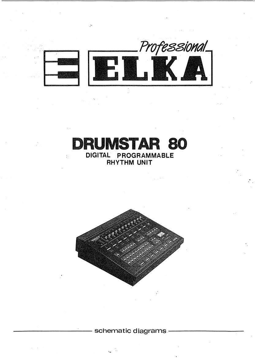 elka drumstar 80 schematics