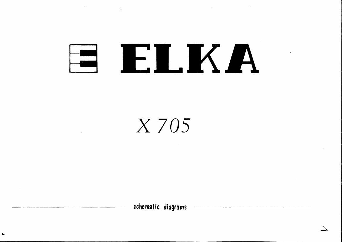 elka x705 service manual en