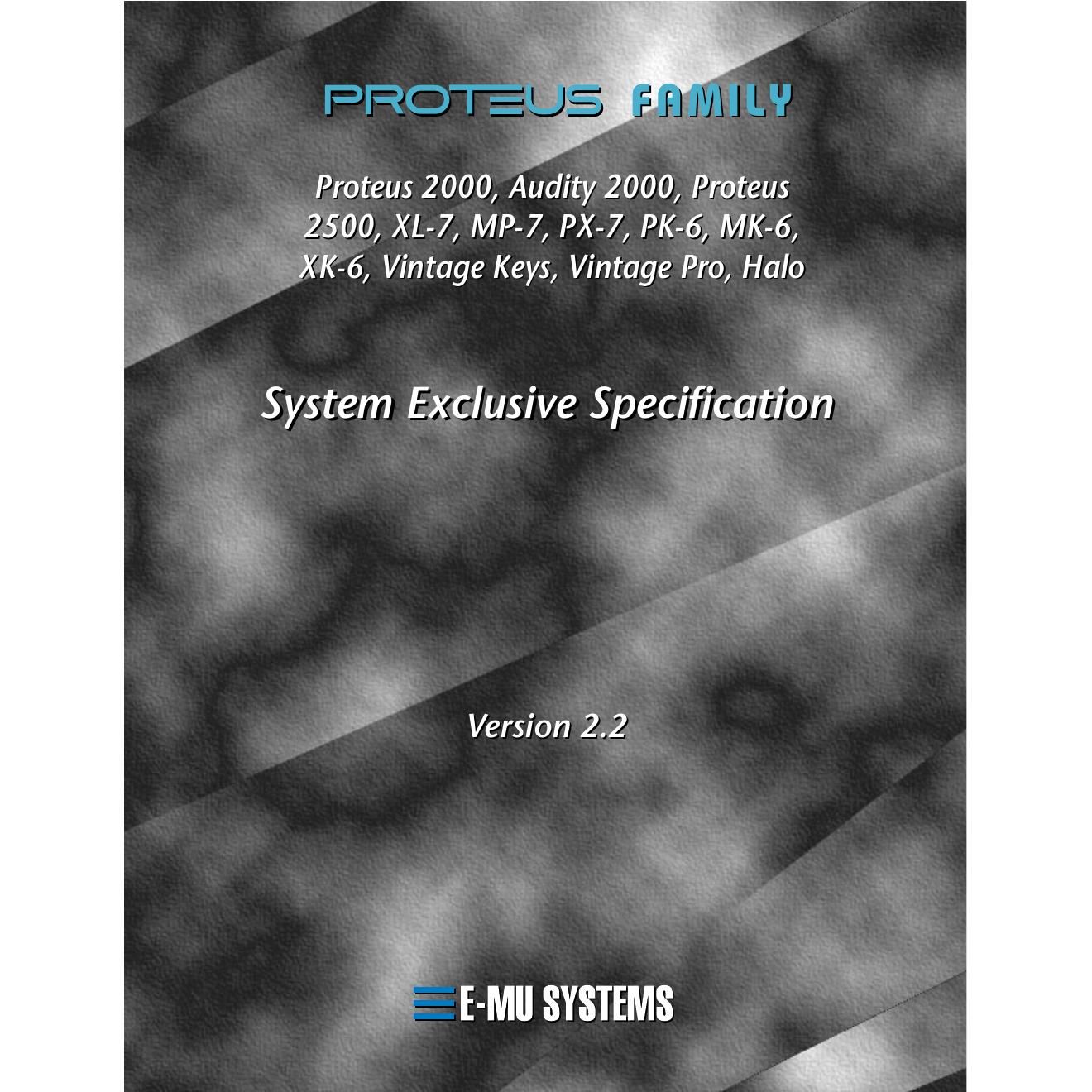 emu audity 2000 system exclusive specification 2 2