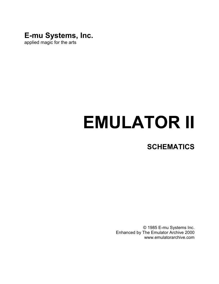 emu emulatorii schematics