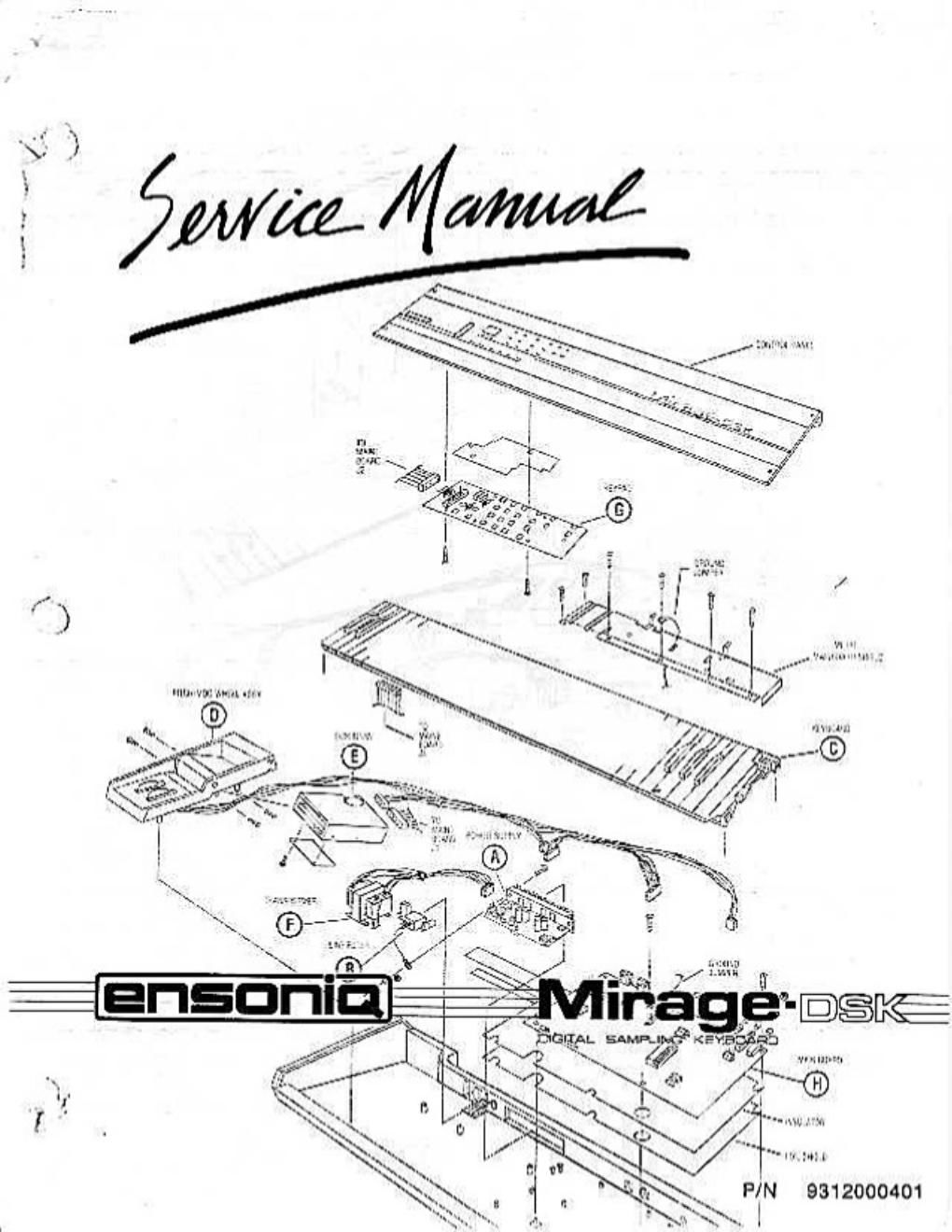 ensoniq mirage service manual