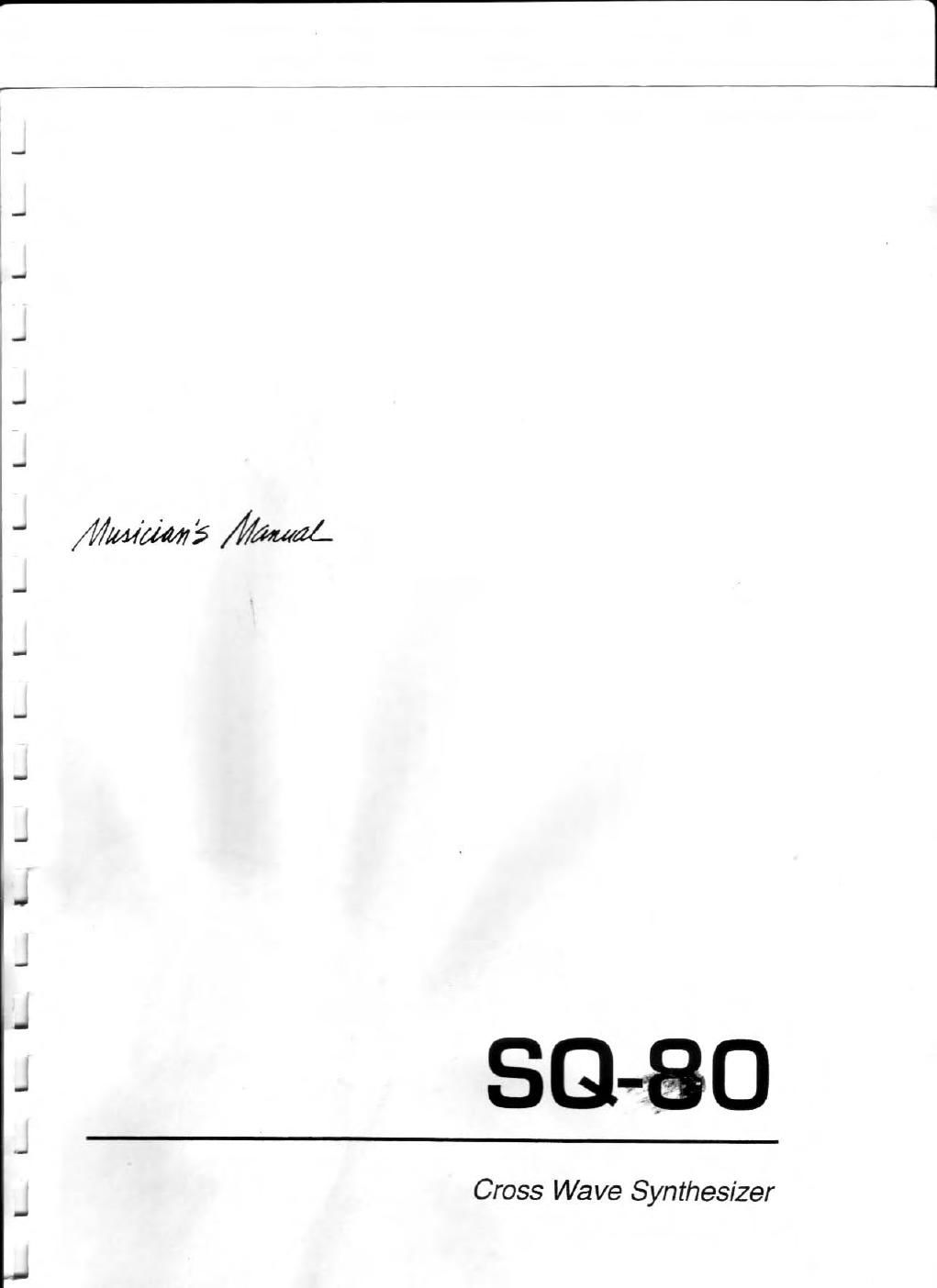 ensoniq sq80 owner manual