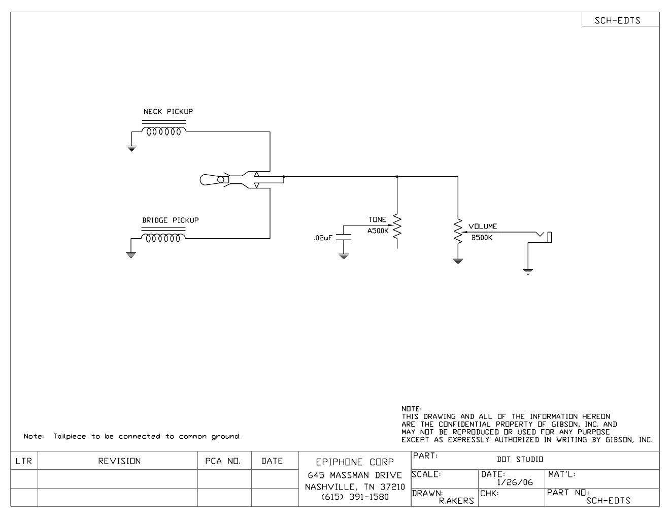 epiphone dot studio wiring diagram
