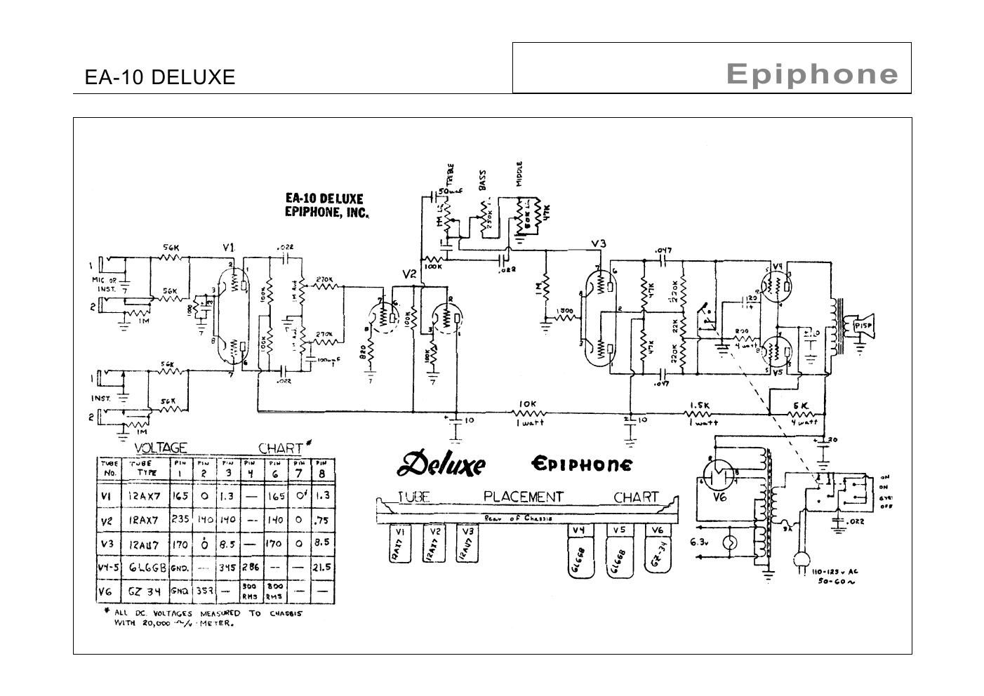 epiphone ea 10 deluxe schematic