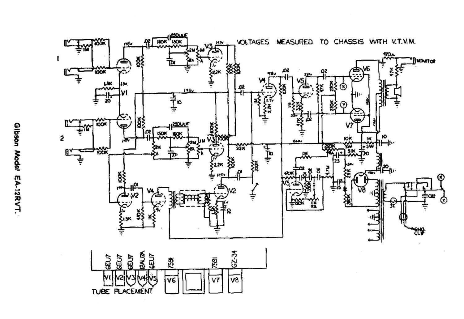 epiphone ea 12rvt schematic