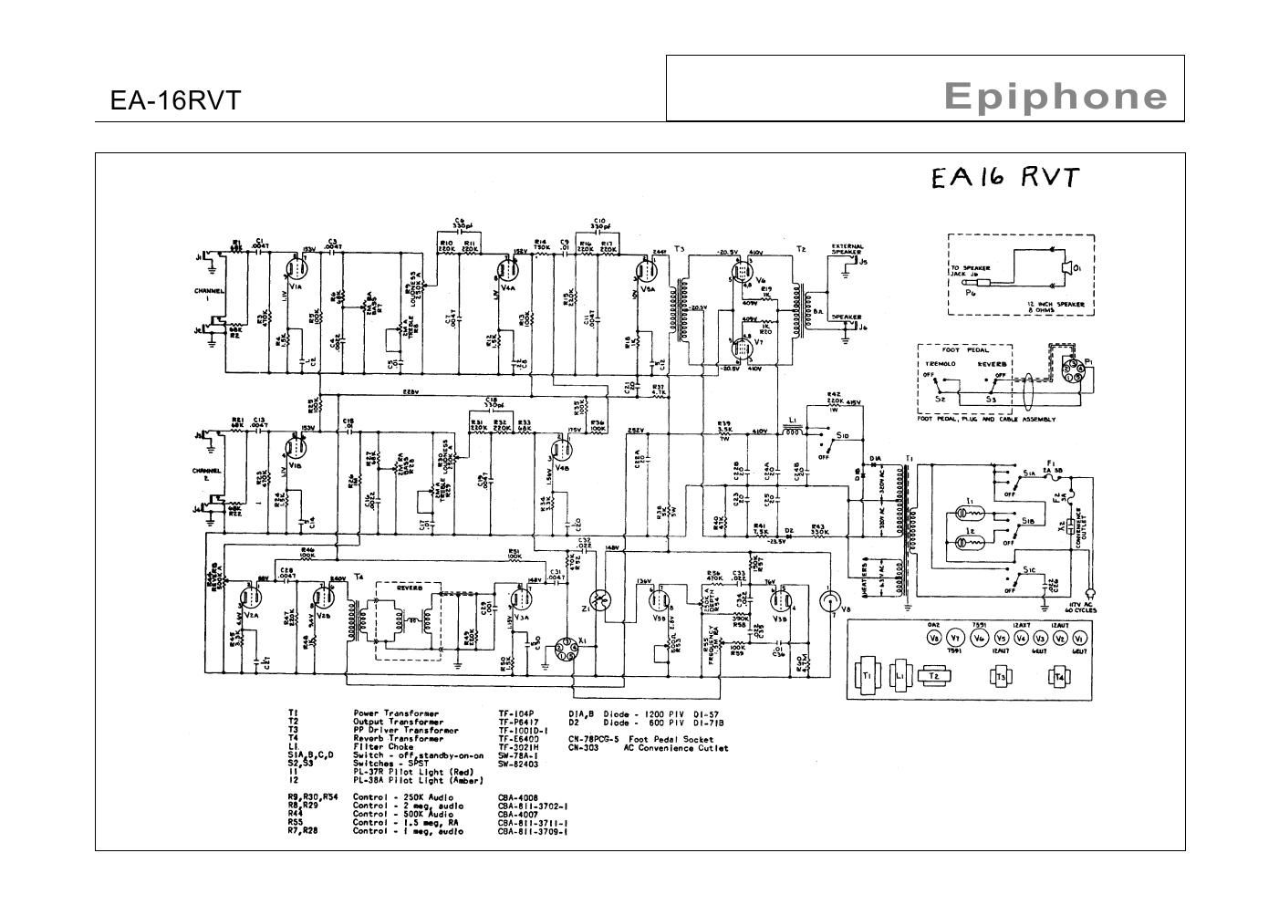 epiphone ea 16rvt regent