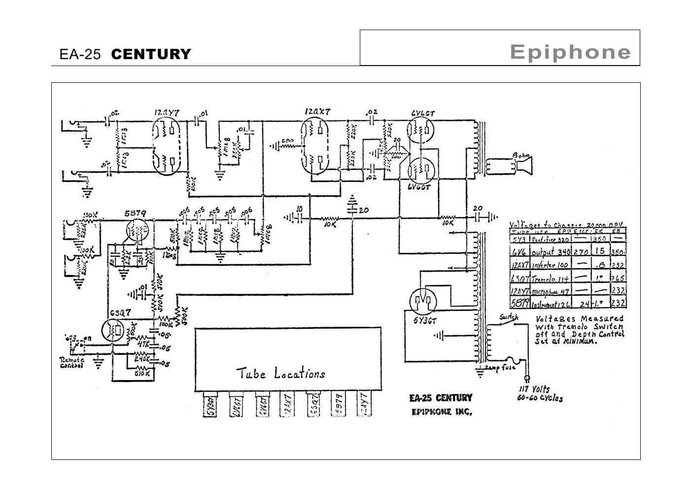 epiphone ea 25 century