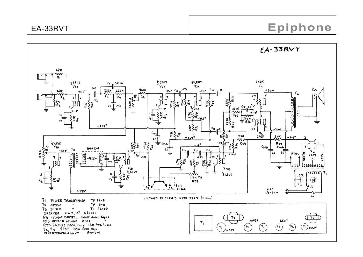 epiphone ea 33rvt galaxie schematic