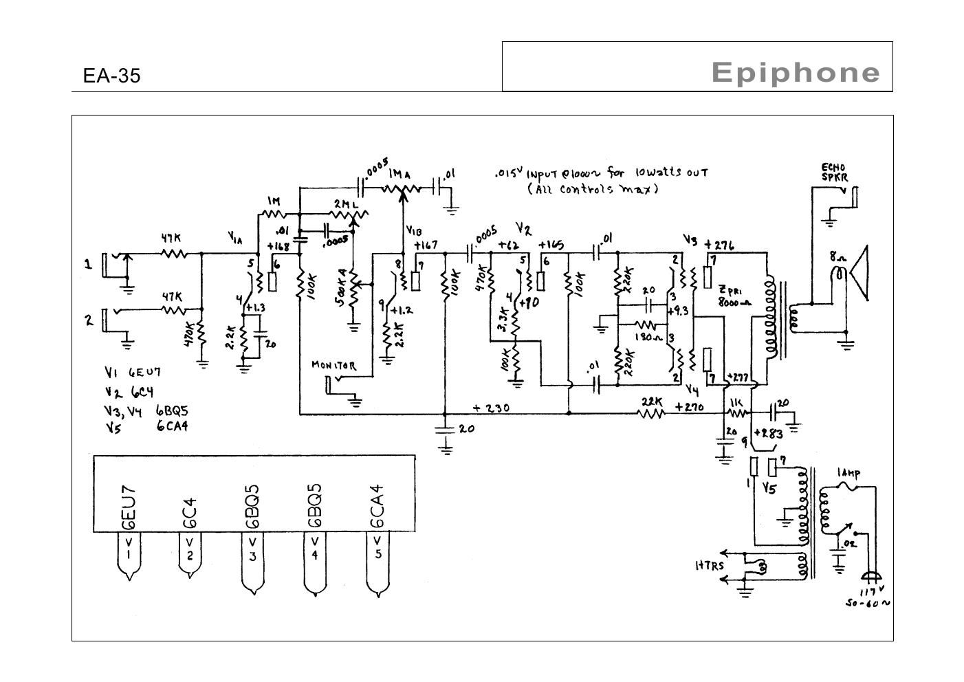 epiphone ea 35 devon