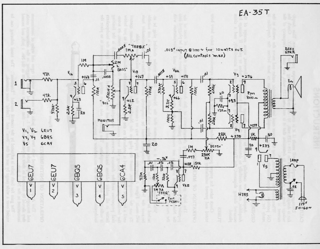 epiphone ea 35t devon tremelo schematic